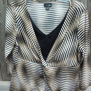 EAST 5TH Large White, Black and Brown